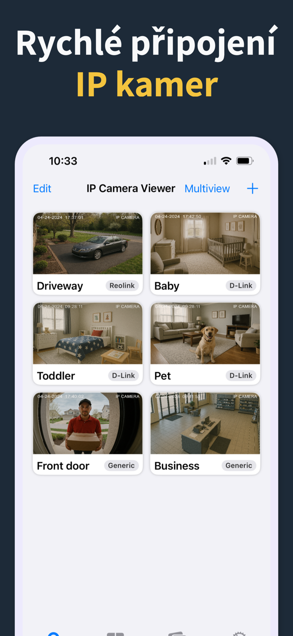 IP Camera Viewer app screenshot
