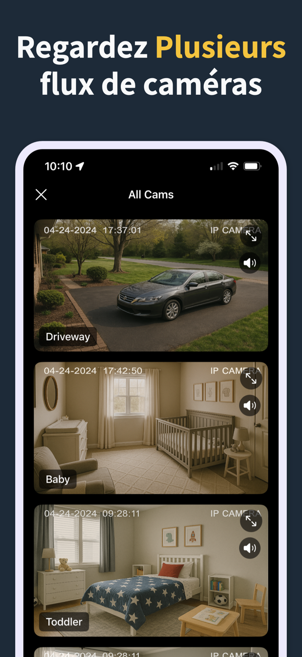 IP Camera Viewer app screenshot