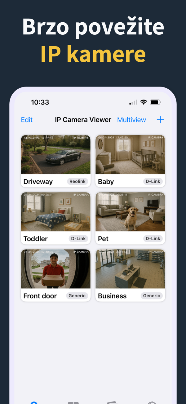 IP Camera Viewer app screenshot