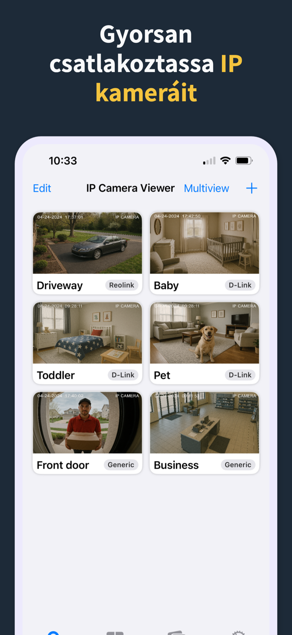 IP Camera Viewer app screenshot