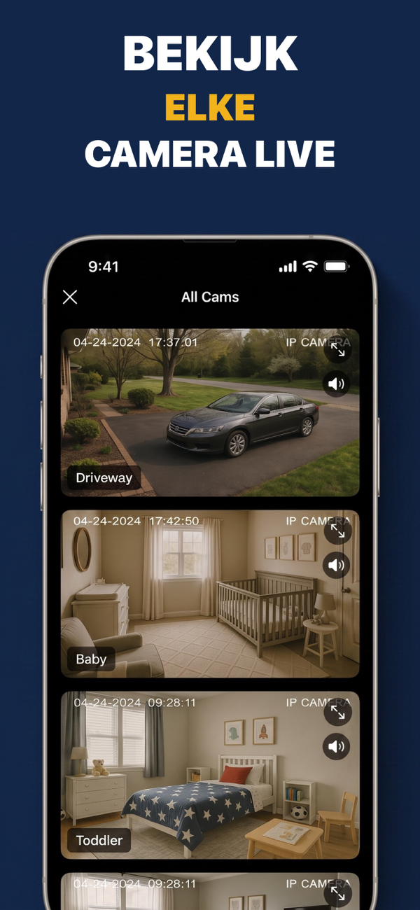 IP Camera Viewer app screenshot