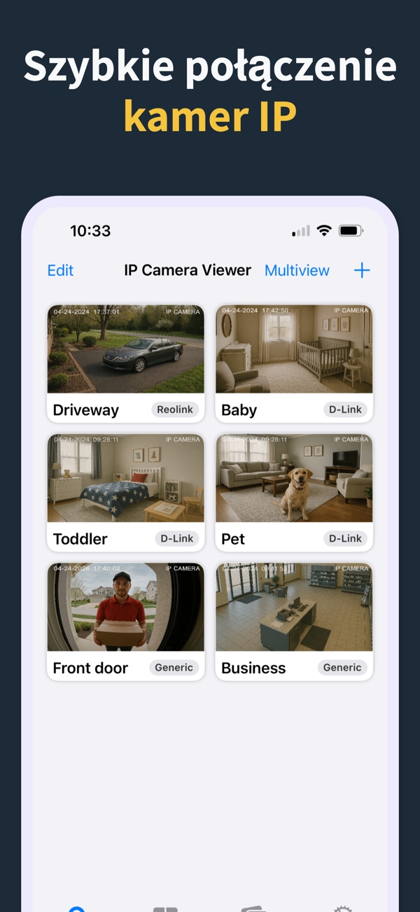IP Camera Viewer app screenshot