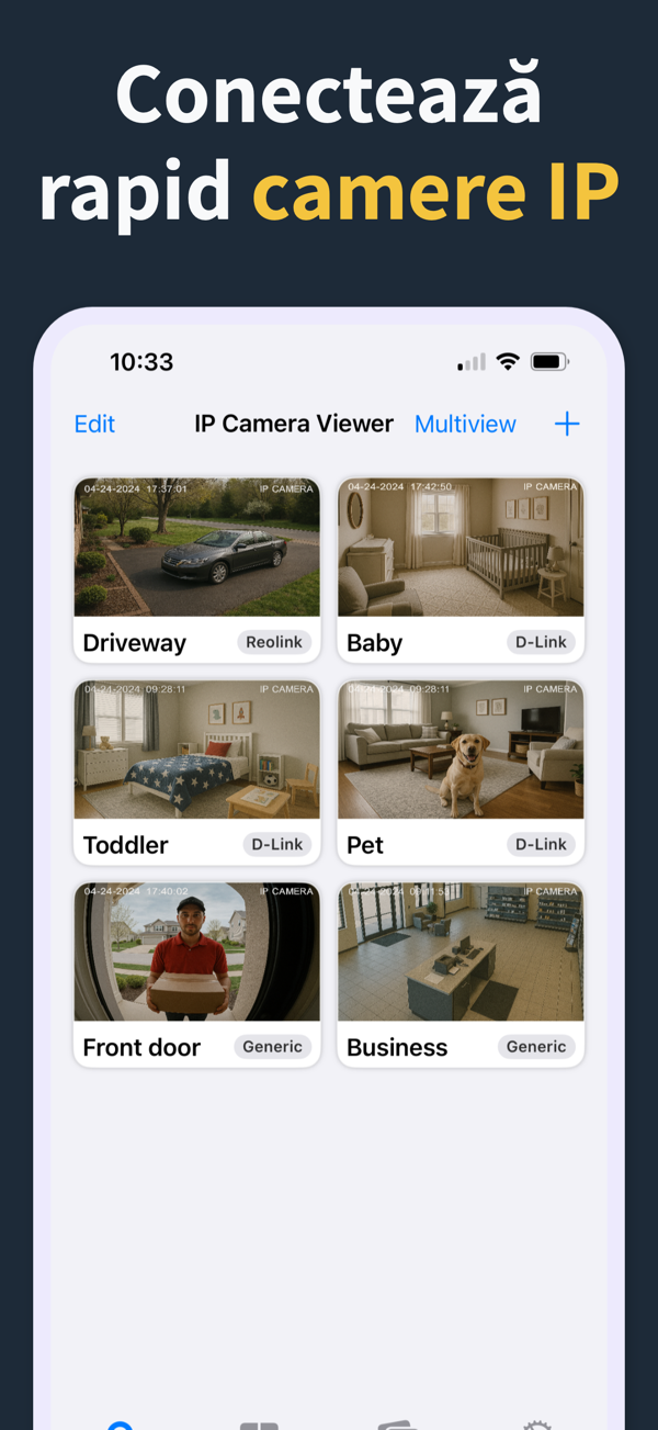 IP Camera Viewer app screenshot