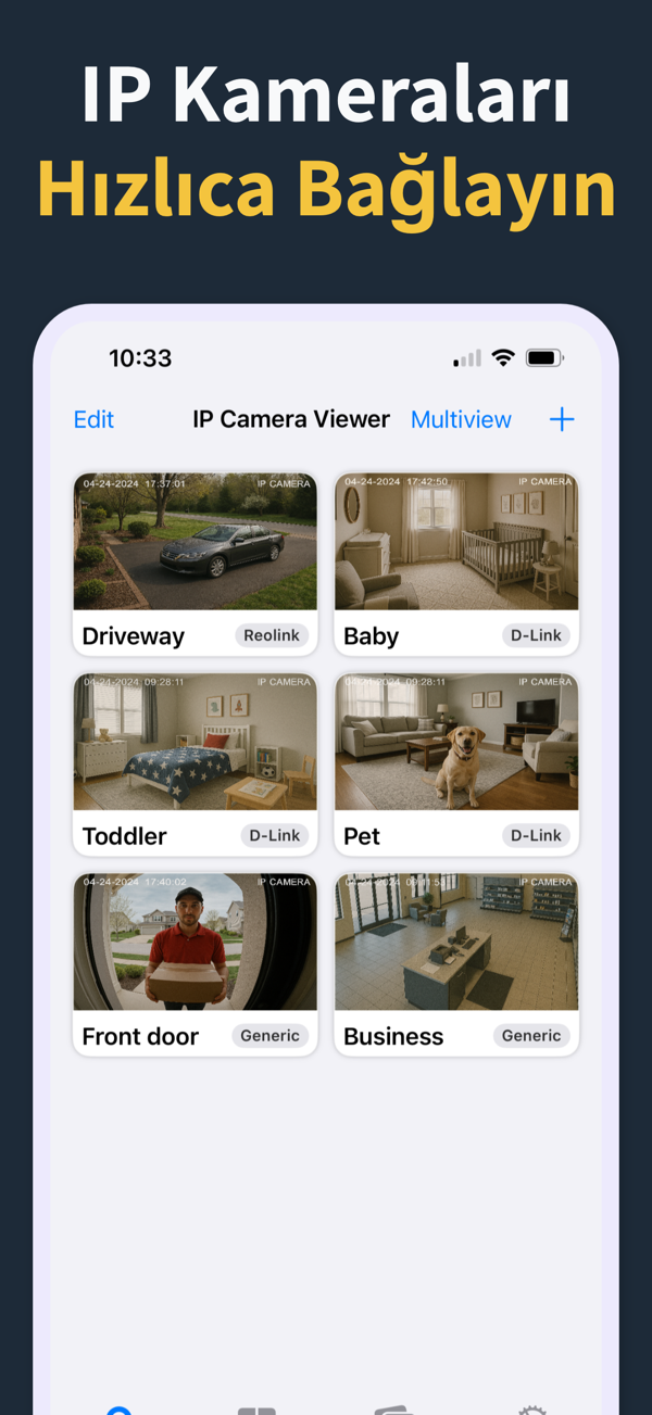 IP Camera Viewer app screenshot