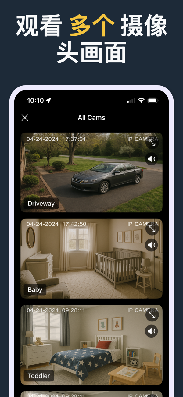 IP Camera Viewer app screenshot